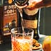 St Ives Blood Orange cocktail pour