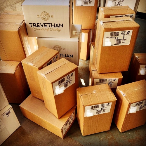 Trevethan Distillery image of boxes