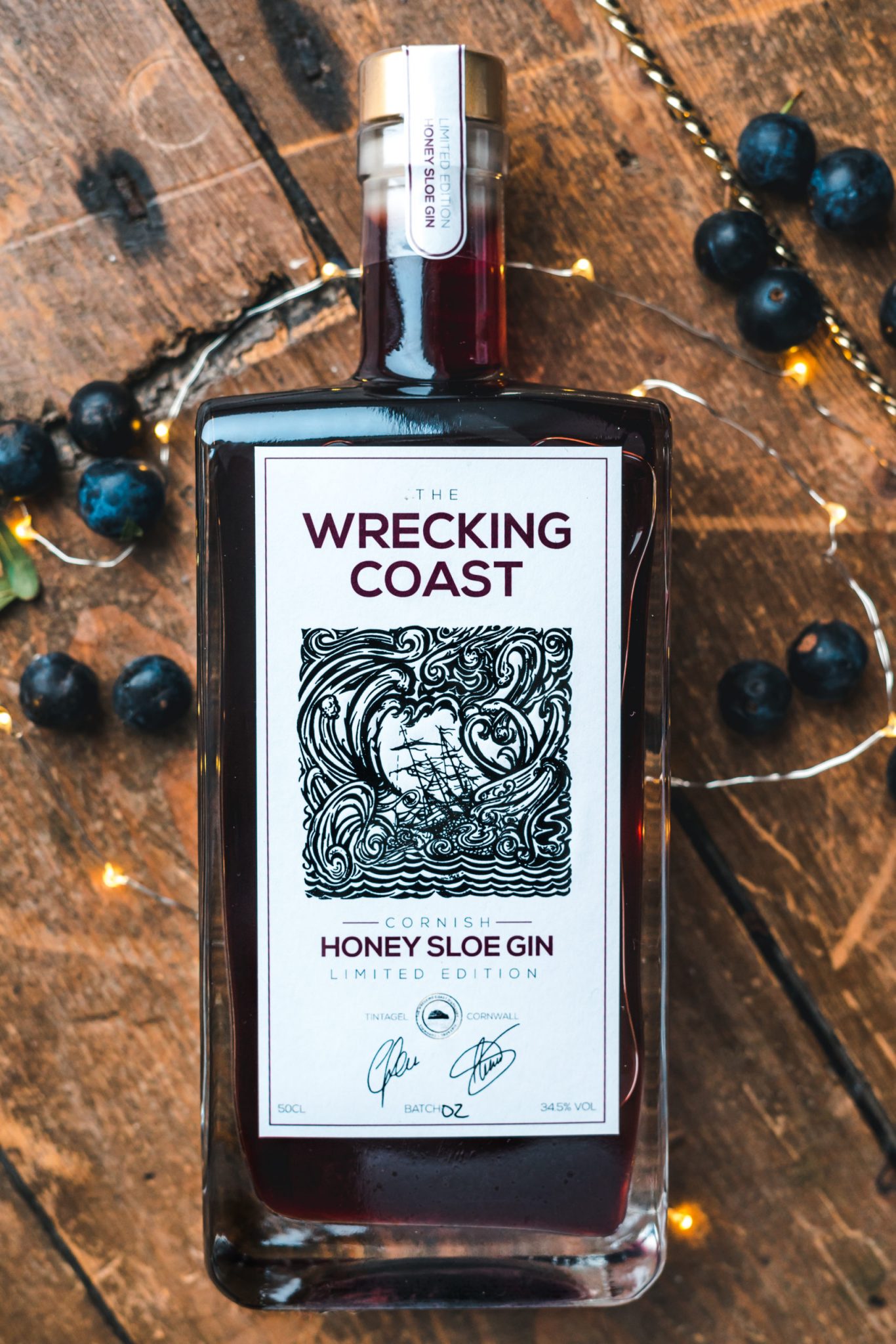 Wrecking Coast Honey Sloe Gin Rusty Nail Spirits