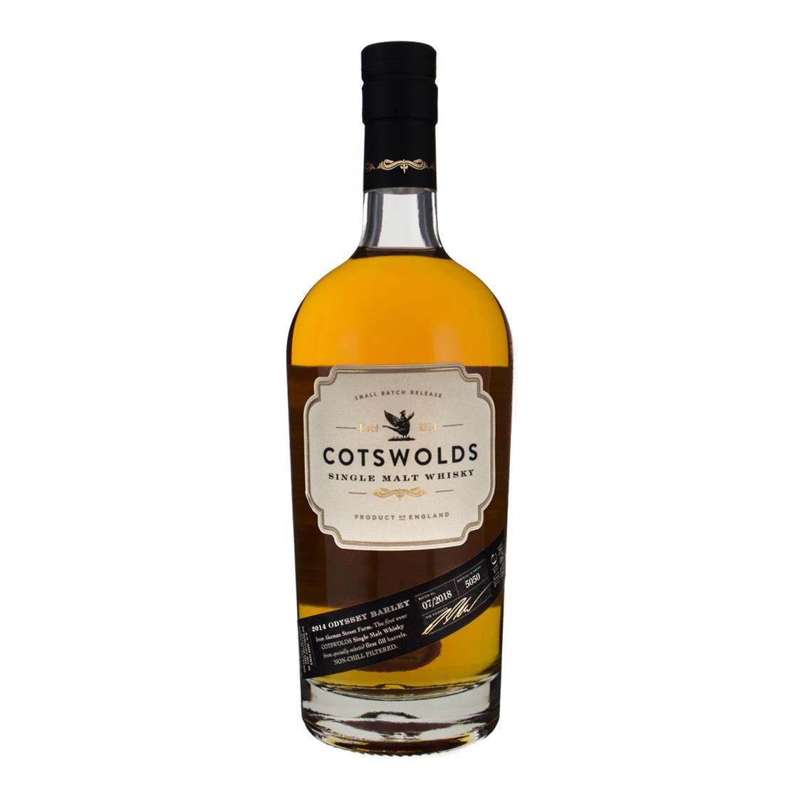 Cotswold's Single Malt Whisky 70cl, 46 Rusty Nail Spirits Next Day