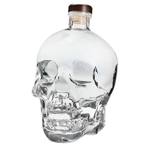 Crystal Skull Head Vodka Gets a face 