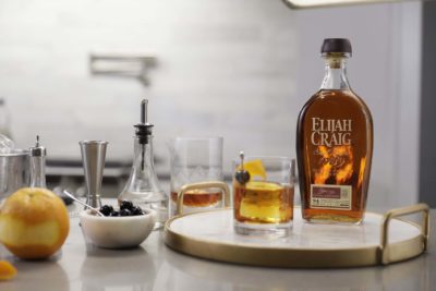 Elijah Craig with cocktail kit