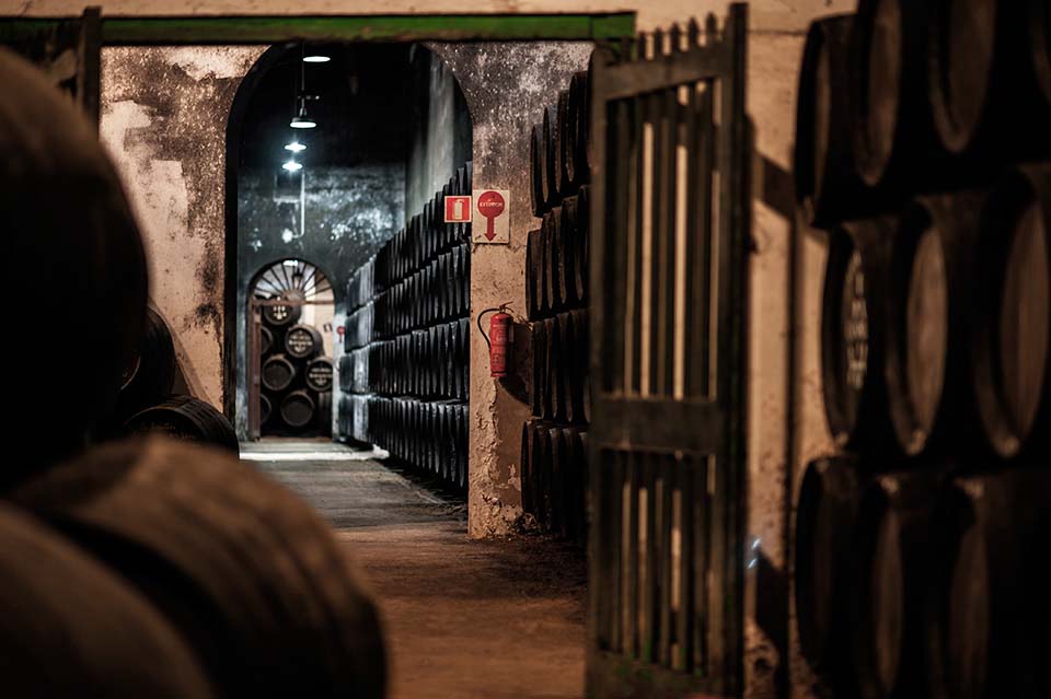 Romate Cardenal Mendoza Barrels hallway