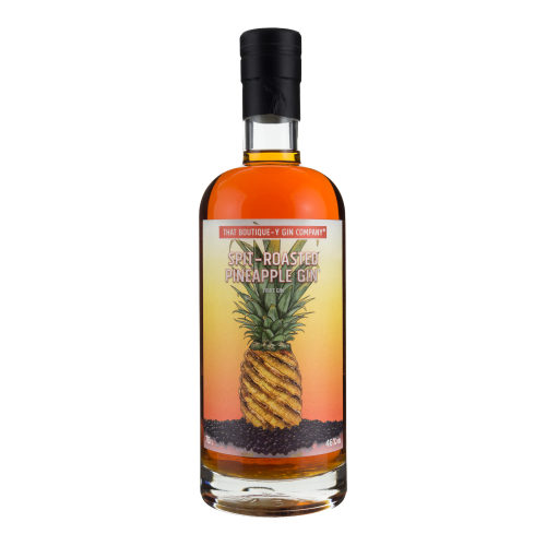 That Boutique-y Spit Roasted Pineapple Gin Company Spit Roasted Pineapple Gin bottle on a white background