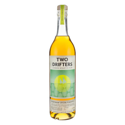 Two Drifters Overproof Pienapple Rum rebranded bottle