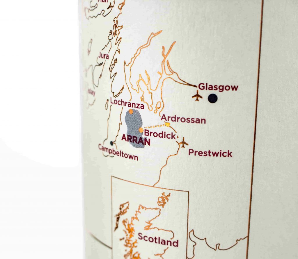 Arran Amarone Cask box close up back