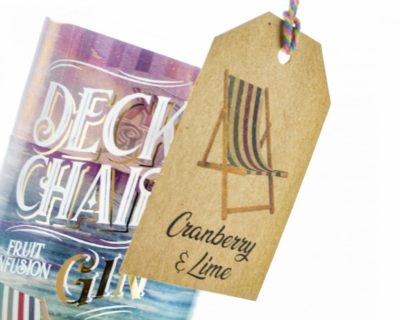 Deck Chair Cranberry and Lime Wonky