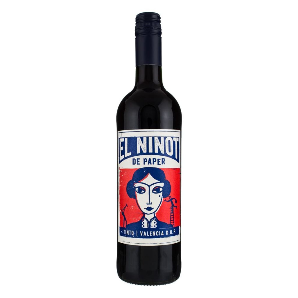 El ninot Red White Background