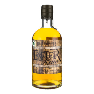 Bad Fagin's Exeter Rum on White Background