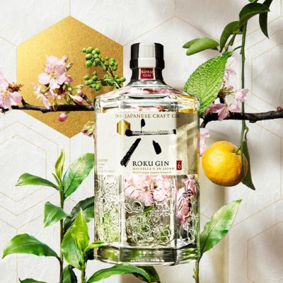 Roku Gin with botanicals