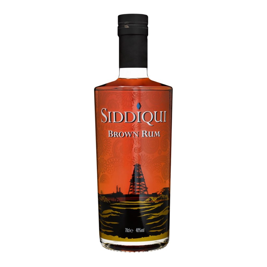 Siddiqui Brown Rum on white background