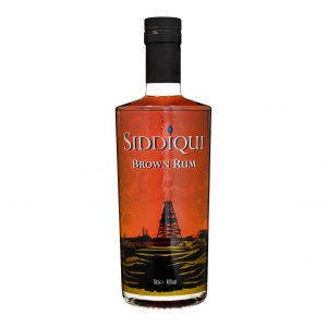 Siddiqui Brown Rum on white background