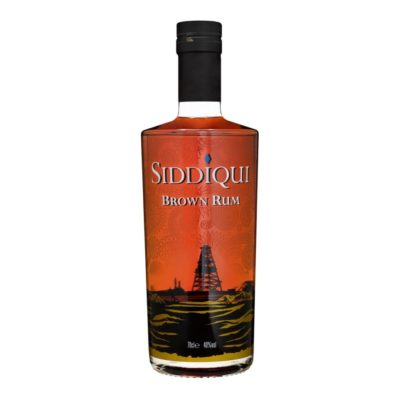 Siddiqui Brown Rum on white background