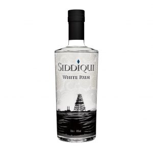 Siddiqui White Rum on white background