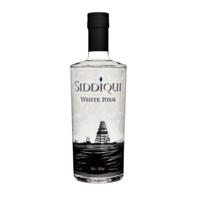 Siddiqui White Rum on white background