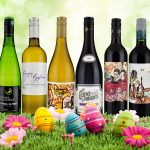 Wine Box with Easter Background