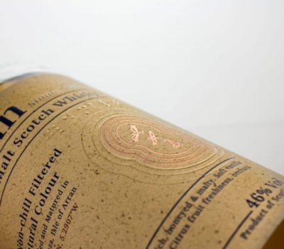 Arran Single Malt 10 label