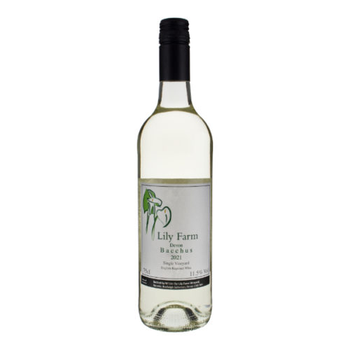 Lily Farm Bacchus bottle on a white background