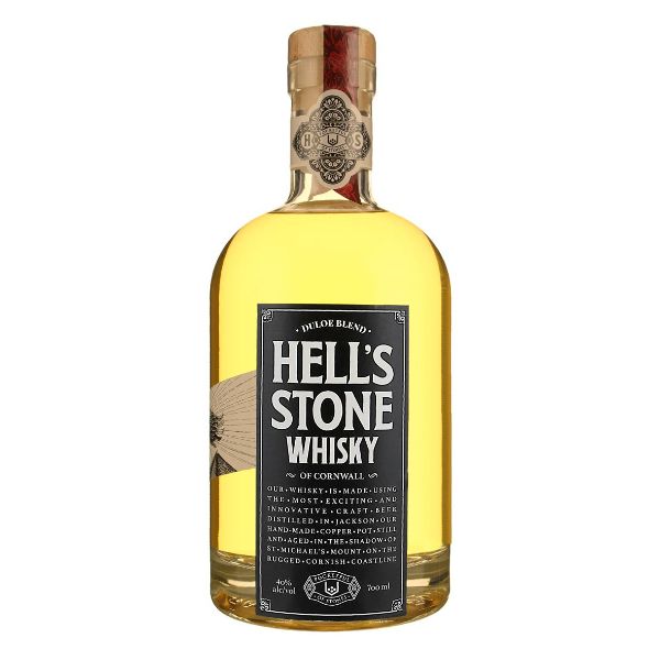Hell's Stone Whisky on White background