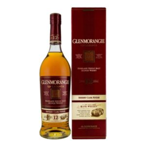 Glenmorangie 12 Year Old Bottle next to box