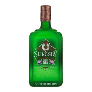 Slingsby Gooseberry Gin on white background