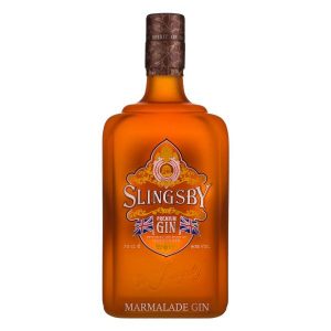 Slingsby Marmalade Gin on white background