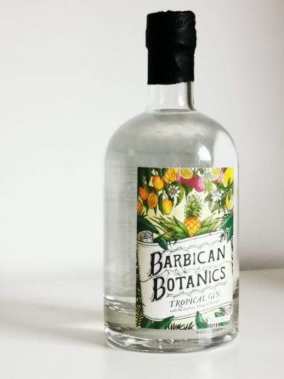 Barbican Botanics Tropical Gin with shadow