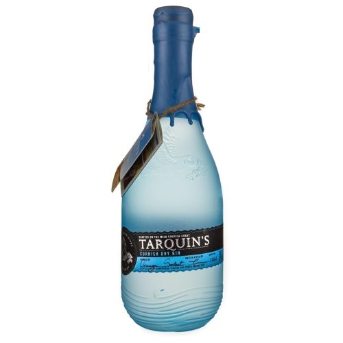 Tarquin's Dry Gin bottle on a white background