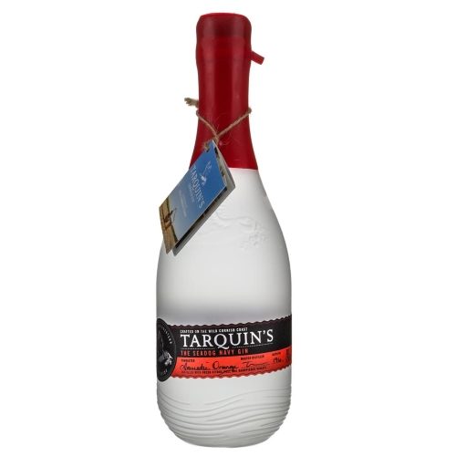 Tarquin's Seadog Navy Strength bottle on a white background