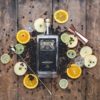 Wrecking-Coast-Cornerstone-Gin-birds-eye-shot-surrounded-by-juniper-citrus-and-apple