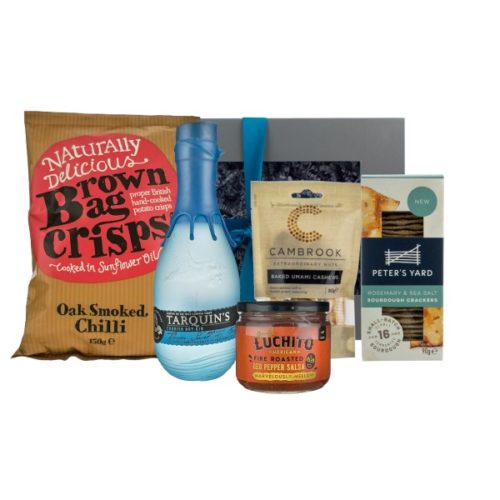Gin and Snack Hamper - white background 600-90
