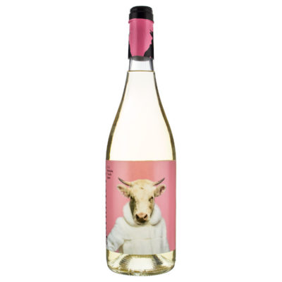 Bodegas Canopy Ganadero Blanco Macabeo with cow 600x600
